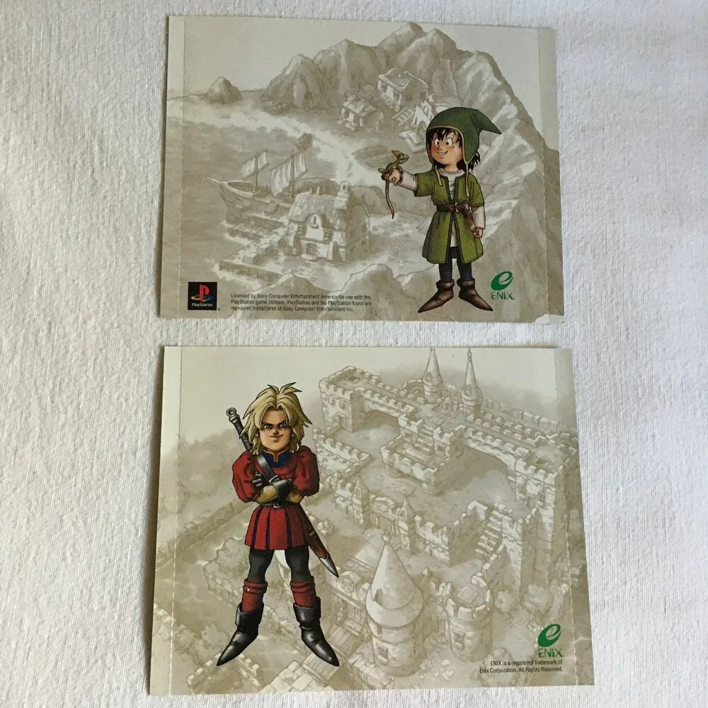 Dragon Warrior VII Sony Ps1 Without Box - Picture 10 of 11